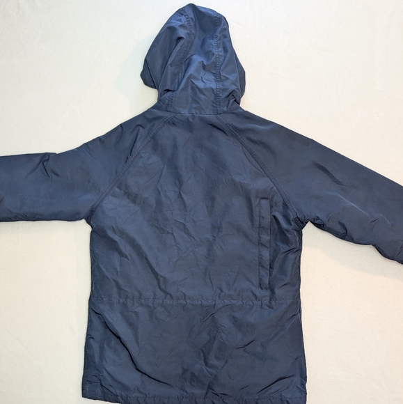 VTG Woolrich Woman Blue Flannel Wool Lined Jacket Size M Hooded ~ Pockets ~USA - Picture 10 of 10